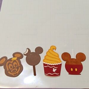 Handmade Disney papercrafts snacks